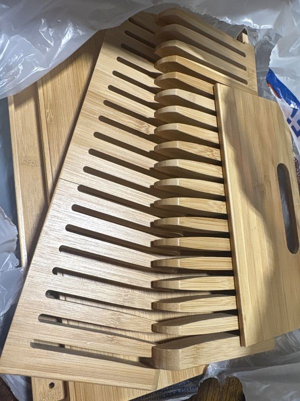 Photo 1 of **** SIMILAR PRODUCT/MISSING PARTS**** Under Sink Organizer, Pull Out Cabinet Organizer, 2 Tier Slide Out Sink Shelf Cabinet Storage Shelves, Storage for Kitchen Bathroom, Natural Premium Bamboo Wood