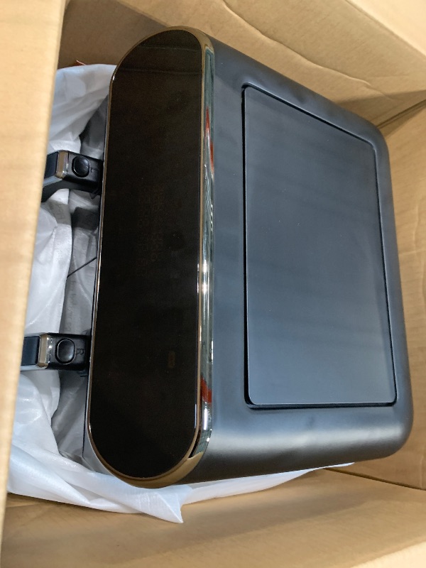 Photo 1 of *** DOES NOT TURN ON // SOLD FOR PARTS // FINAL SALE ***TOPZEE 8 QT Large Air Fryer, Dual Basket Airfryer with Easy View Windows, Preheat, Air Fry, Roast, Broil, Bake, Dehydrate, 2 Independent 4 QT Nonstick Dishwasher Safe Baskets, w/Gray Border