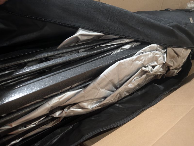 Photo 1 of ***STOCK PHOTO, ITEM/ COLOR MAY VARY, SELLING AS IS FOR PARTS, FINAL SALE***Garvee 10x10 Pop Up Canopy Tent Outdoor Canopy One-Person Set Up Heavy Duty Commercial Instant Tent Shelter, 3-Sidewall+Gray***STOCK PHOTO, ITEM/ COLOR MAY VARY, SELLING AS IS FOR