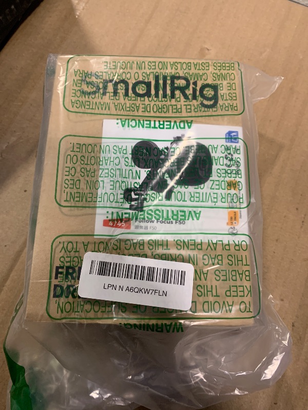 Photo 1 of *MINOR DAMAGE - USED*
SmallRig Follow Focus F50 with Stepless Dynamic Damping Lever Adjustment and A/B Stops, Including 15mm Rod & Rod Clamp, for DSLR, for Sony FE/FE C, for Canon