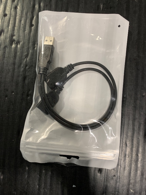 Photo 1 of ?2025 Upgraded? USB 2.0 A Male to 2 Dual USB Female Jack Y Splitter Hub Power Cord Extension Adapter Cable(Not Supporting CarPlay and Android Auto)