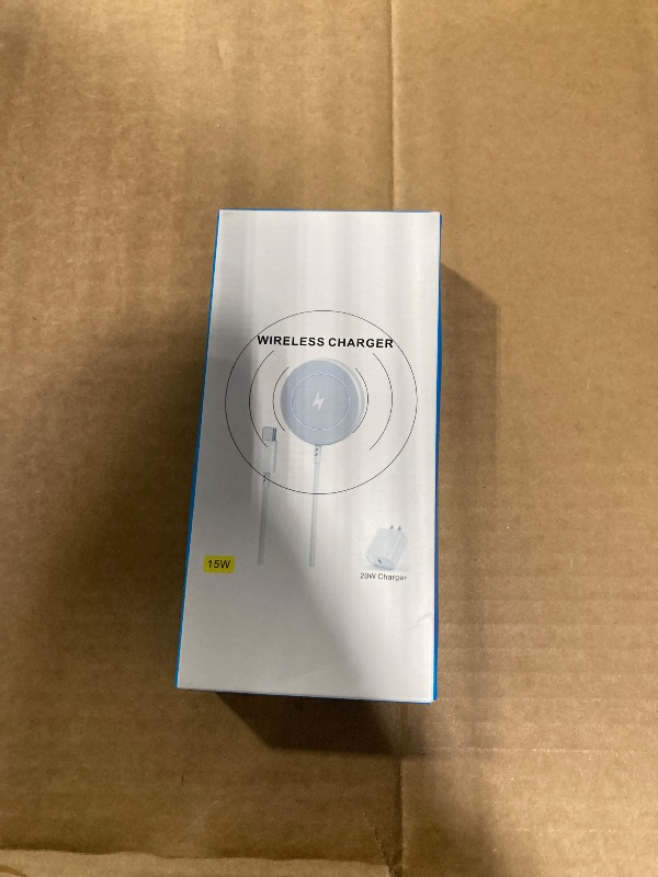 Photo 1 of [Apple MFi Certified]Magnetic Wireless Charger Apple Mag Safe Charger,15W 6FT Fast Wireless Charging Pad for Apple iPhone 16 Pro Max/16 Pro/16 Plus/15 Pro Max/14/13/12/AirPods3/2/Pro/Pro2,Charging Pad