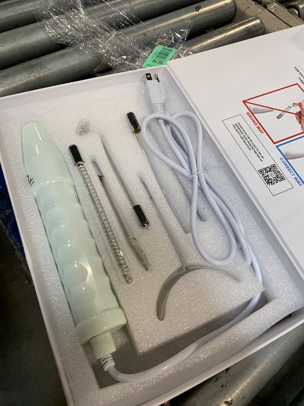 Photo 1 of ***Factory Seal*** Pure Daily Care NuDerma Clinical Portable Skin Therapy Wand, Machine with 6 Fusion Neon + Argon Wands – Anti Aging - Clarifying - Skin Tightening & Radiance - Wrinkle Reducing