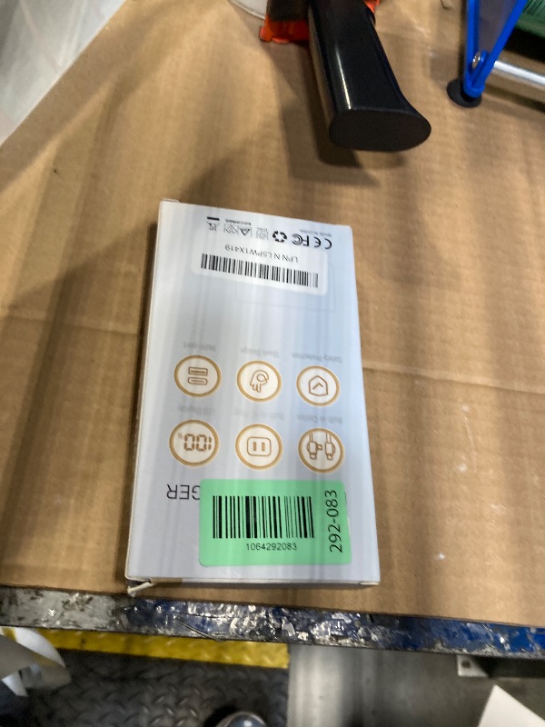 Photo 1 of ***SIMILAR ITEM*** Portable Charger Power Bank with Built-in Cables and Wall Plug, 10000mAh Slim USB-C Battery Pack, 15W Fast Charging Travel Essential Portable Phone Charger Compatible with iPhone, Samsung (White)