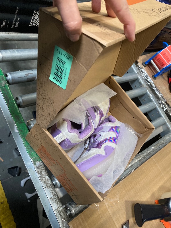 Photo 1 of ***VERY USED*** HHSTS Kids Shoes - New Upgraded with Wheels LED Light Color Shoes Shiny Roller Skates Skate Shoes Simple Kids Gifts Boys Girls The Best Gift for Party Birthday Christmas Day