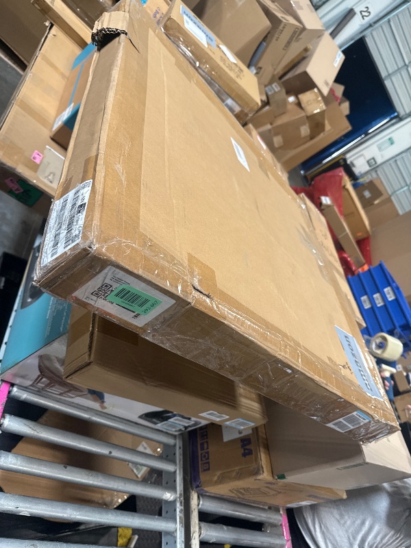 Photo 1 of ***DAMAGE MINOR*** VEVOR 32 x 30 x 2.5 Inch Washing Machine Pan 18 GA Thickness 304 Stainless Steel Heavy Duty Compact Washer Drip Tray with Drain Hole & Hose Adapter