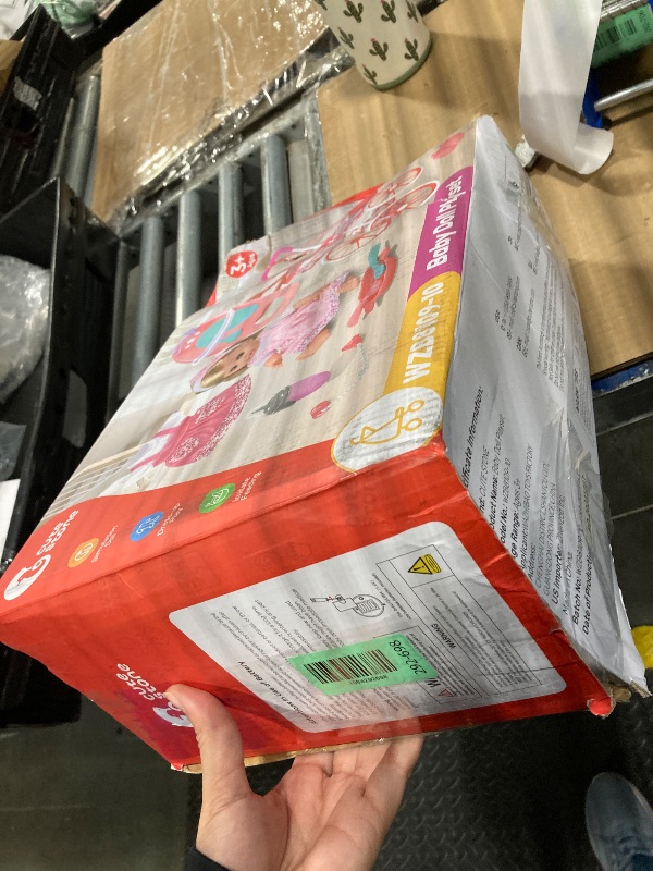Photo 1 of *MISSING PARTS*
CUTE STONE Baby Doll Playset with Stroller for Girls – Pretend Play Baby Care Toy with High Chair, Clothes & Accessories