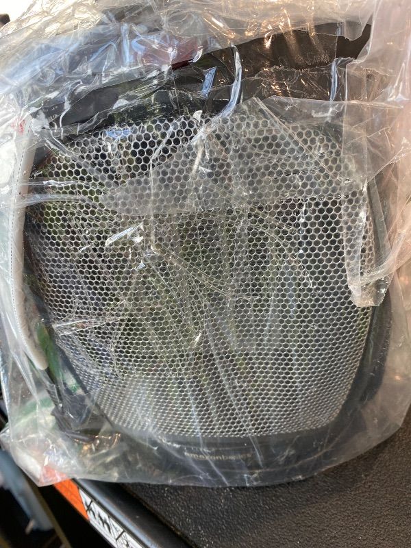Photo 1 of *UNTESTED*
Amazon Basics Oscillating Ceramic Space Heater, Portable Indoor Heating Solution, With Overheat and Tip-Over Protection, Thermostat, 1500W, 7.52"D x 6.34"W x 9.45"H, Black
