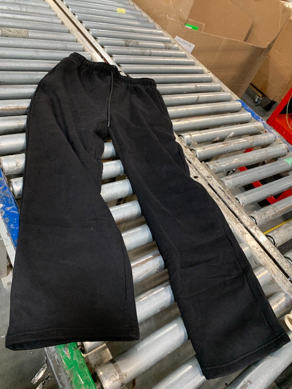 Photo 1 of **DAMAGED**
ATHMILE Women’s 2025 Fall Fleece Lined Plus Size Sweatpants Baggy Open Bottom Lounge Heated Pants Athletic Joggers Black, 5XL