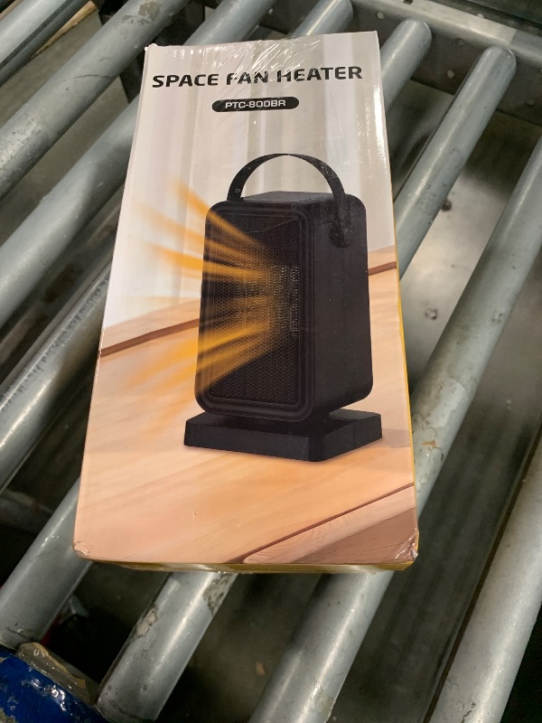 Photo 1 of *UNTESTED*
Small Space Heater for Indoor Use, Fast Heating Portable Desk Heater, Dual Power Modes, Timer & Overheat Protection – Personal Space Heater for Bedroom, Office, Home