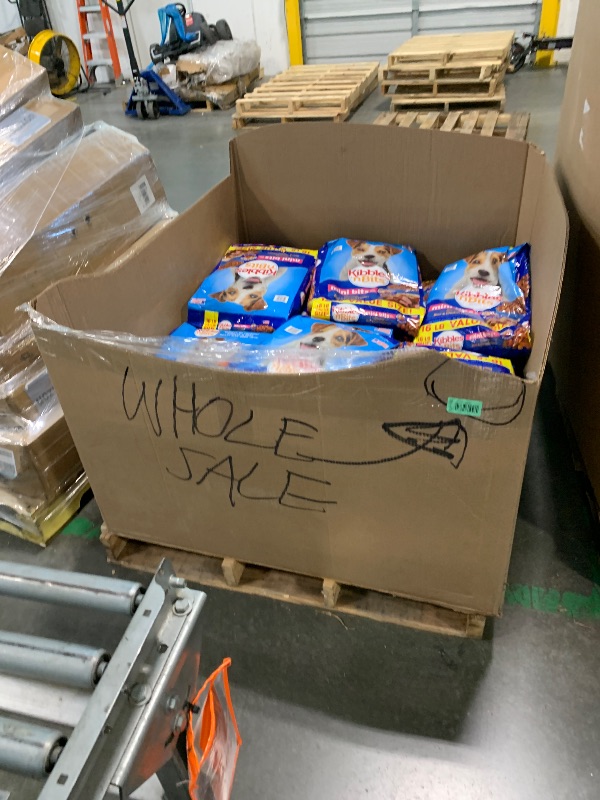 Photo 1 of ****FINAL SALE, PALLET OF DOG FOOD**** Kibbles 'N Bits Small Breed Mini Bits Savory Beef & Chicken Flavors Dog Food, 16-Pound
