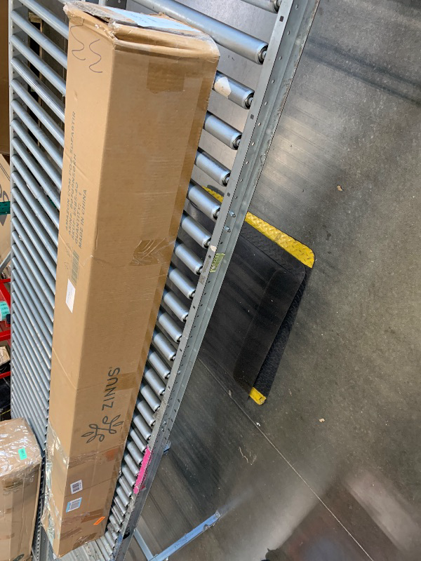 Photo 1 of **MISSING HARDWARE** Zinus Upholstered Metal and Wood Box Spring, 4 Inch Mattress Foundation, Easy Assembly, Fabric Paneled Design, Queen, Grey