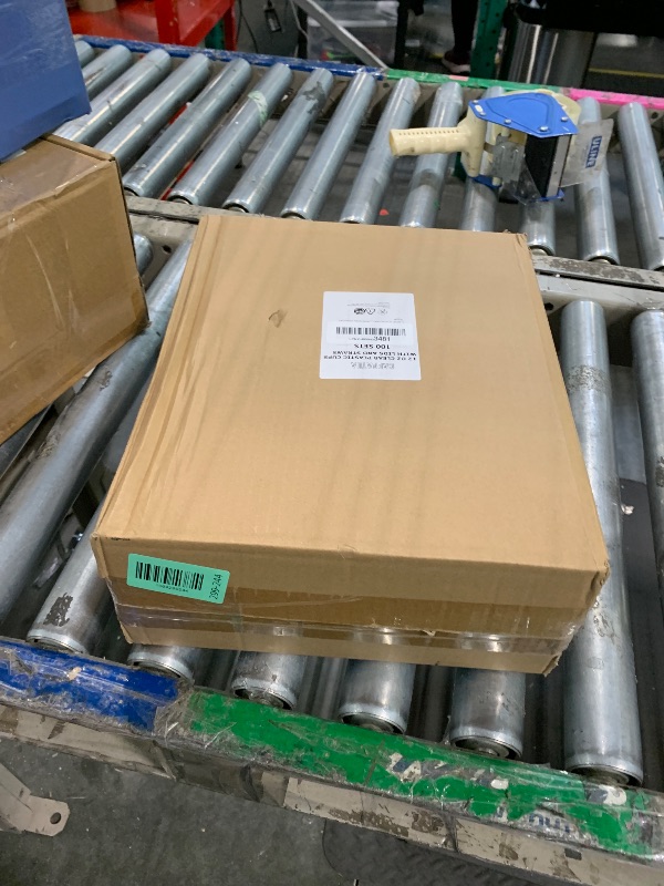 Photo 1 of [100 SETS] 12 oz Clear Plastic Cups with Lids and STRAWS, Disposable Iced Coffee cups with lids, Clear Cups with Lids for Cold Drinks, Iced Tea, Milkshakes, Smoothies