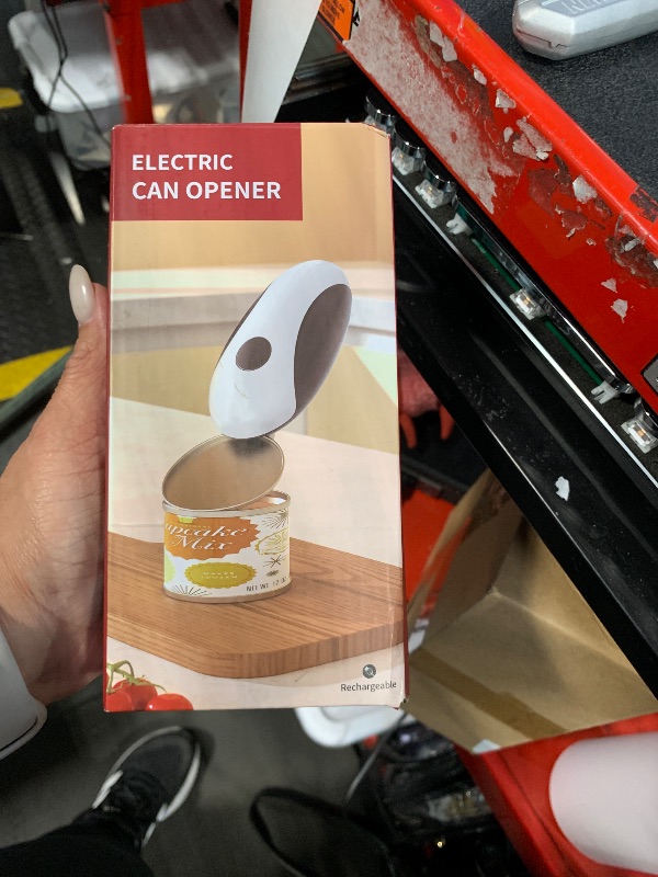 Photo 1 of *UNTESTED*
Electric Can Opener, Can Opener Electric Fits All Can Sizes, One Touch USB Rechargeable Automatic Can Opener for Kitchen and Seniors with Arthritis, Chef, Portable Kitchen Gadgets