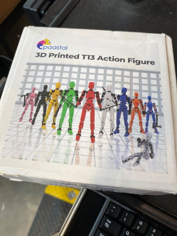 Photo 1 of *UNTESTED*
10 Pcs T13 Action Figures(Assembly Required),Multi-Jointed Detachable Titan 13 Action Figure with 10 Colors,3D Printed Dummy 13 Action Figure with Accessories for Collectors Desktop Decorations,DIY