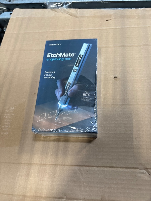 Photo 1 of **** FACTORY SEAL ***** EtchMate Engraving Pen for Metal, Wood, Glass, Plastic & All Materials - Engraver Pen Tool - Teen Boy Gifts - Unique Gifts for Women, Teenage Girl - Cool Easter Gift Ideas - Craft Kits for Adults