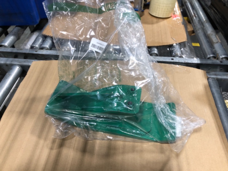 Photo 1 of **** ONLOY 1 **** Tractor Bucket Protector(Upgraded Version), 2Pcs Ski Edge Protector, Turf Tamer Skid Protector with Grade8.8 Double Lock Nuts and Bolts, Heavy Duty Steel for Snow Removal Spreading Gravel,Green