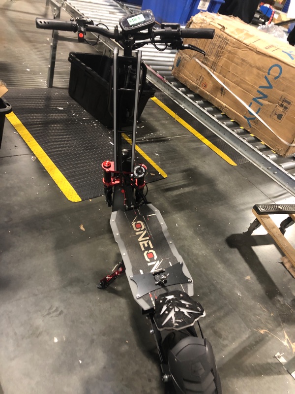 Photo 1 of *** MISSING CHARGER AND KEY ****** 
VONECNA Electric Scooter, 7000W Dual Motor, Up to 55 MPH Max Speed and 60V 38Ah Battery, 12" High-Speed Tires, Mecha Livery Limited Edition Electric Scooter for Adults with Detachable Seat