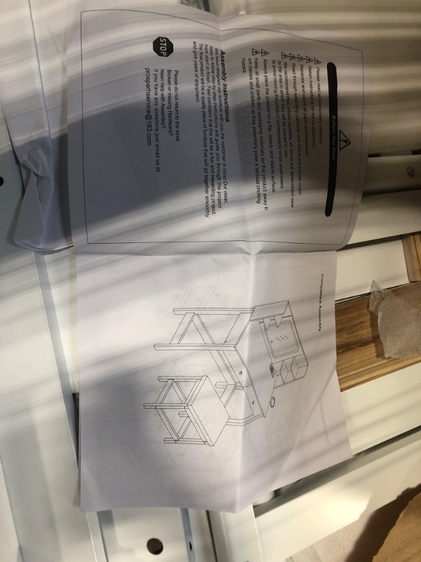 Photo 1 of **** NO SCREWS *** ProsperHaven Vanity Desk with Mirror and LED Lights, Small Makeup Vanity Table Set with Drawers and Chair, Dressing Table with Power Outlet for Girls Bedroom, White