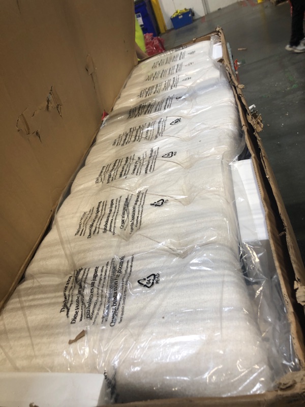 Photo 1 of **BOX 1/2** **Missing 2/2**HOMBCK King Size Bed Frame with Wingback Tufted Headboard, Velvet Upholstered Bed Frame King Size with Curved Headboard, Wooden Slats Support, Easy Assembly, No Box Spring Needed, Noise-Free, Beige