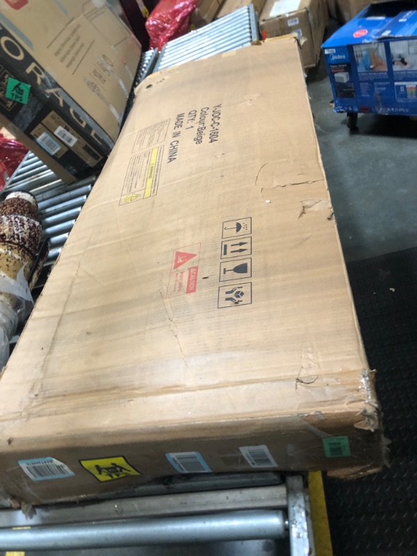 Photo 1 of *** MISSING MANUAL AND HARDWARE ***** Full Upholstered LED Bed Frame with 2 Storage Drawers and 2-Tier Storage Headboard, Velvet Princess Platform Bed with Charging Station & Bookcase, Corner Bed Frame, Heavy Duty Metal Support, Beige