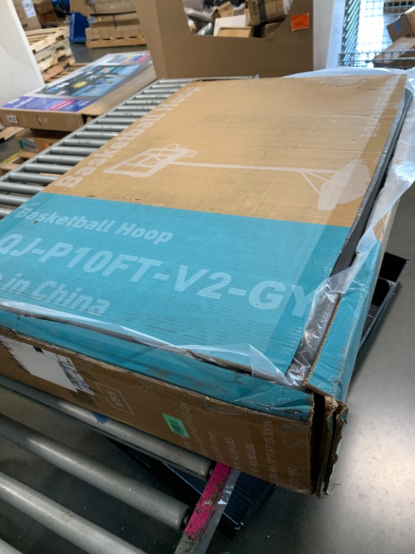 Photo 1 of **SIMILAR ITEM** **UNKNOWN MEASURES** Basketball Hoop Outdoor 10ft Adjustable, Portable Basketball Hoop Goal System for Kids Youth and Adults in Backyard/Driveway/Indoor, 44 Inch Shatterproof Backboard and Larger Base