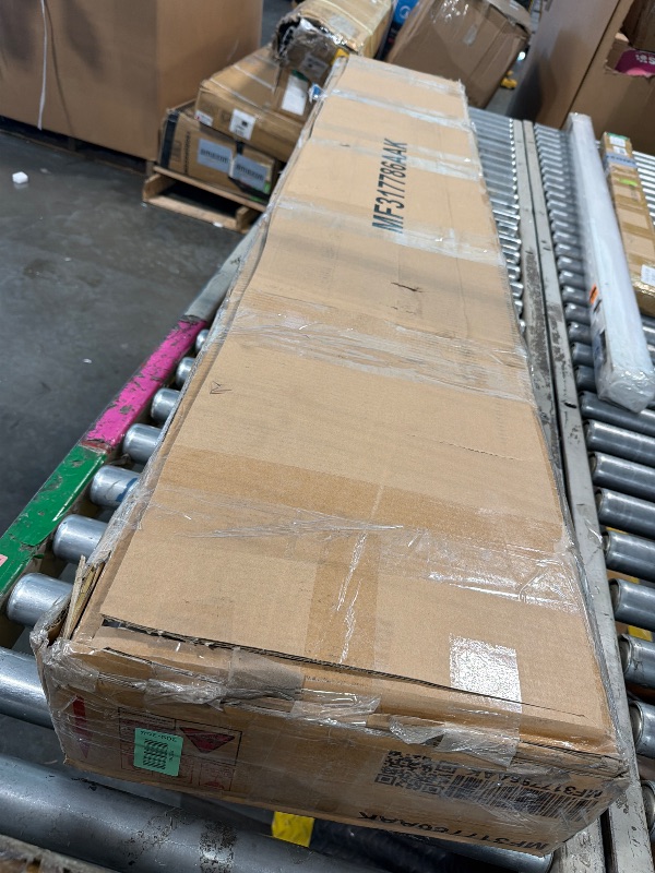 Photo 1 of *PARTIAL SET*
Triple Bunk Bed with Trundle Guardrail & Ladder Twin Size Metal, No Box Spring Needed, Easy Assemble