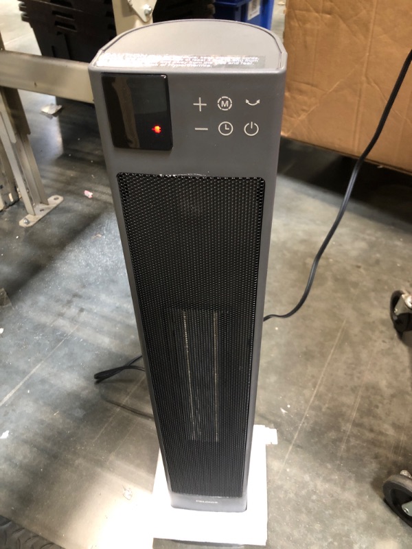 Photo 1 of ***SIMILAR IMAGE***PELONIS 30” Ceramic Tower Space Heater with Adjustable Thermostat for Large Room, 75° Oscillation, Remote Control & 12H Timer, Tip-Over Switch & Overheating Protection, 1500W, PHF15RSAPH30, Black