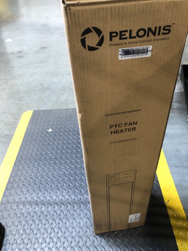 Photo 1 of ***SIMILAR IMAGE***PELONIS 30” Ceramic Tower Space Heater with Adjustable Thermostat for Large Room, 75° Oscillation, Remote Control & 12H Timer, Tip-Over Switch & Overheating Protection, 1500W, PHF15RSAPH30, Black