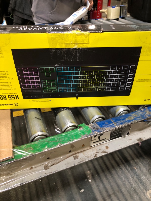 Photo 1 of ***SIMILAR IMAGE**Corsair K55 RGB PRO Membrane Wired Gaming Keyboard – IP42 Dust and Spill-Resistant – 6 Macro Keys with Elgato Integration – iCUE Compatible – QWERTY NA – PC, Mac, Xbox – Black