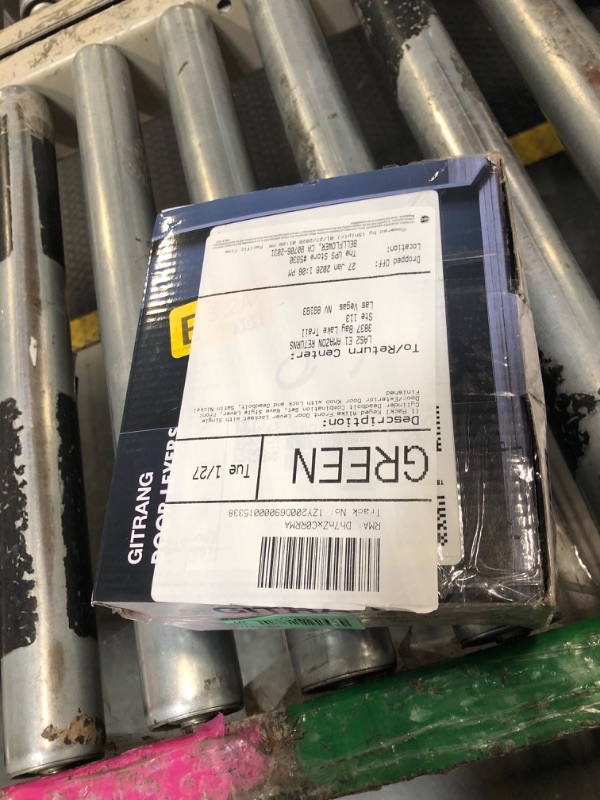 Photo 1 of (1 Pack) Keyed Alike Front Door Lever Lockset with Single Cylinder Deadbolt Combination Set, Wave Style Lever, Front Door/Exterior Door Knob with Lock and Deadbolt, Satin Nickel Finished