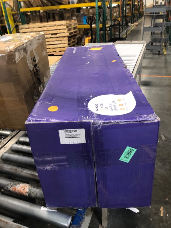 Photo 1 of ****FACTORY SEALED****MAXYOYO 3-Seater Boneless Sofa Couch in a Box, Modern Faux Fur Sofa for Living Room, Soft High-Density Foam Couch with Pillows, Fluffy & Supportive Chair Lounge, No Assembly Required, Green