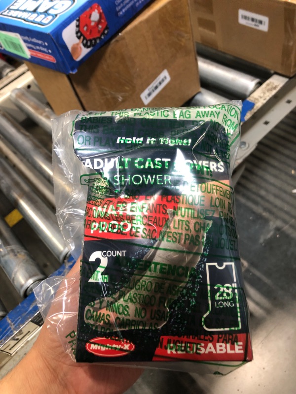 Photo 1 of 100% Waterproof Cast Covers for Shower Leg - 2pk - Tight Seal - Reusable Adult Half Leg Cast Protectors - Knee, Ankle, Foot - After Surgery Bandage and Dressing Cast Bag for Wounds and Burns