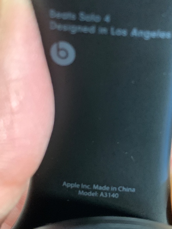 Photo 1 of ***It doesn't have a charger.***
Beats Solo 4 - Wireless On-Ear Bluetooth Headphones, Up to 50-Hour Battery Life, Ultra-Lightweight Comfort, Powerful and Balanced Sound, Apple & Android Compatible - Matte Black