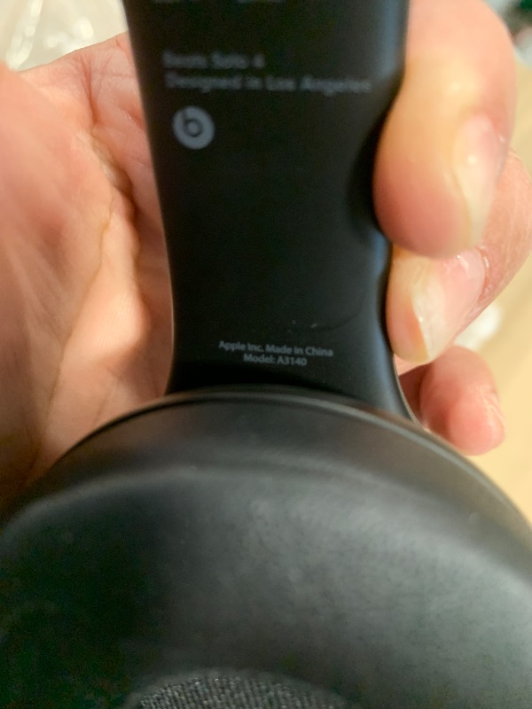 Photo 1 of ***It doesn't have a charger.***
Beats Solo 4 - Wireless On-Ear Bluetooth Headphones, Up to 50-Hour Battery Life, Ultra-Lightweight Comfort, Powerful and Balanced Sound, Apple & Android Compatible - Matte Black