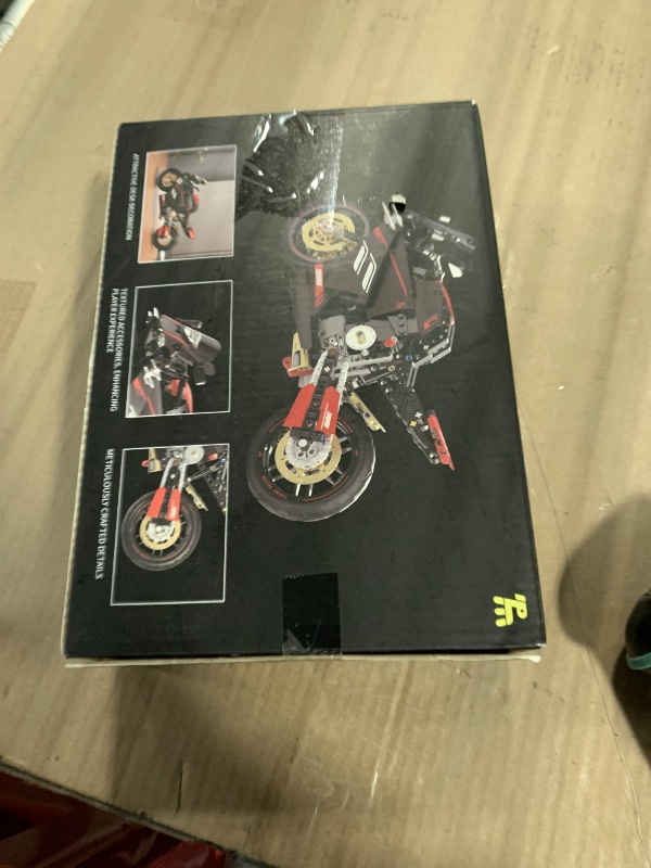 Photo 1 of ***MISSING PIECES*** WINGIFT 1:8 Motorcycle Building Set,426 PCS Collectible Motorcycle Display Model Building Kit,Motorbike Toy Collection Brick Kit for Boys Girls,Christmas Birthday Gift for Adults Teens and Kids 8-14+