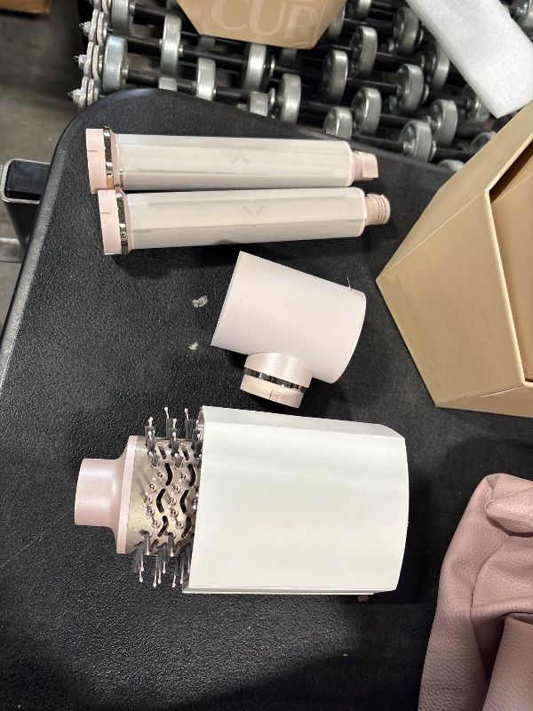 Photo 1 of **ATTACHMENTS**PARTS ONLY*MISSING MAIN PIECE***
T3 Aire 360 Multi-Styler & Blowout System with Luxe Carrying Case, Rapid Drying Hair Dryer, Ceramic Curling Attachments, Oval Brush & Drying Concentrator | Blowouts & Long-Lasting Curls
