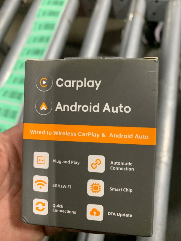 Photo 1 of ?2026 Upgarded?Wireless CarPlay Adapter for iPhone, Mini USB Design for Cars with Wired CarPlay, Fast Connection,5.8GHz WiFi,No Delay, Compatible with iOS 10+ & iPhone 6+, USB/Type C,Plug and Play