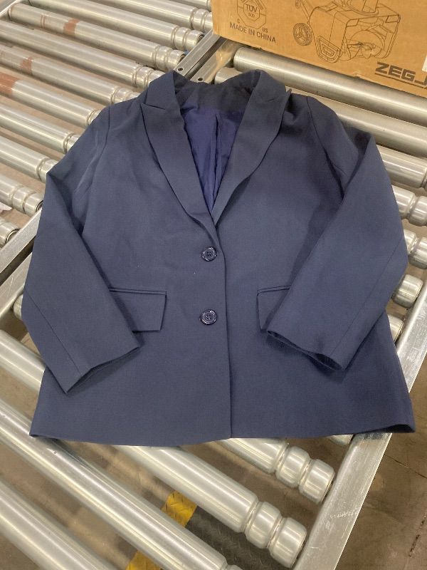 Photo 1 of **MISSING BOTTOMS***LookbookStore Two Piece Outfits Sets for Women Suits for Work Professional Blazer Sets Women 2 Piece Outfits Outfits 2 Piece Dressy Fall Navy Blue Size Small