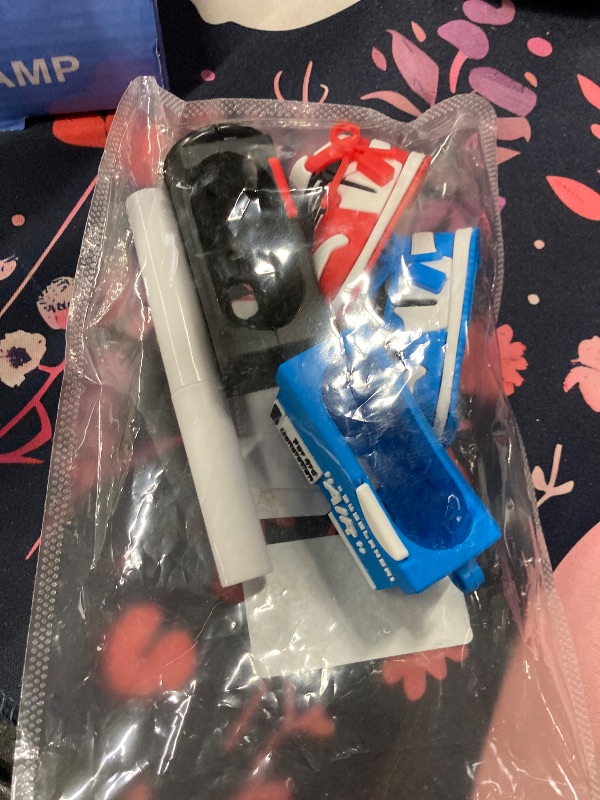 Photo 1 of [2Pack] Gedicht for Apple Airpods 4th Generation Case Cover(2024), Cute Cartoon Shoe Box Soft Silicone Protective Cases for Airpods 4 Case with Keychain for Women Men?Red+Blue