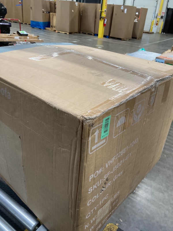 Photo 1 of ***factory sealed***Sweetcrispy Recliner Chair Fabric Recliner Sofa No Massage, Home Theater Seating with Lumbar Support, Adjustable Push Back Overstuffed High-Density Sponge Reclining for Living Room, Slate Gray