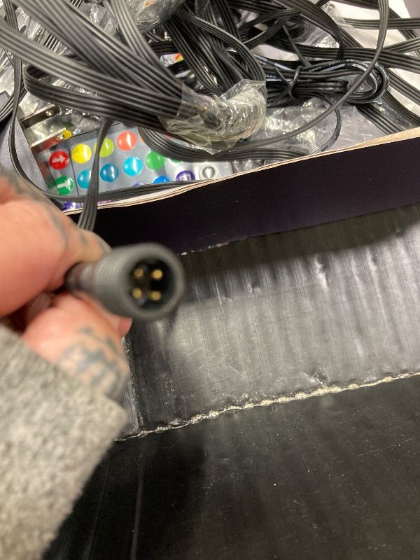 Photo 1 of 100Ft RGB Ground Lights Outdoor LED Pathway Lights, Multi Color Changing Christmas Decor Waterproof Walkway Lighting for Outside Garden Back Yard Lawn Driveway Patio Landscape Lighting, Smart Control