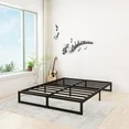 Photo 1 of **incomplete, missing parts**Lutown-Teen 10 inch King Bed Frame Sturdy Mattress Foundation, Heavy Duty Metal Platform with Steel Slats Support No Box Spring Needed , Noise Free, Easy Assembly, Black