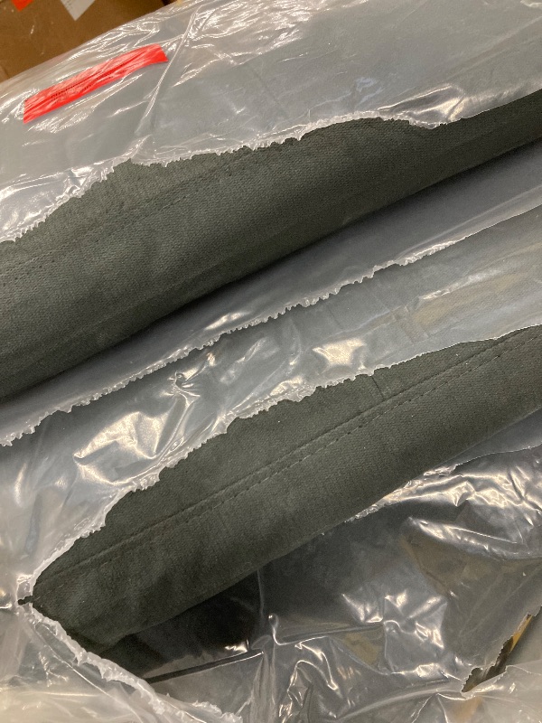 Photo 1 of ***3 REPLACEMENT SOFA CUSHIONS ONLY***  Walsunny  fits 76.4" Convertible Sectional Sleeper Sofa Couches Small Living Rooms Apartment, Black