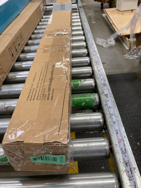 Photo 1 of 1 Inch Gold Curtain Rods for Windows 72 to 144 Inches (6 to 12 ft), USFOOK Telescoping Single Drapery Rod, Decorative Curtain Rod with Luxury Translucent Finials