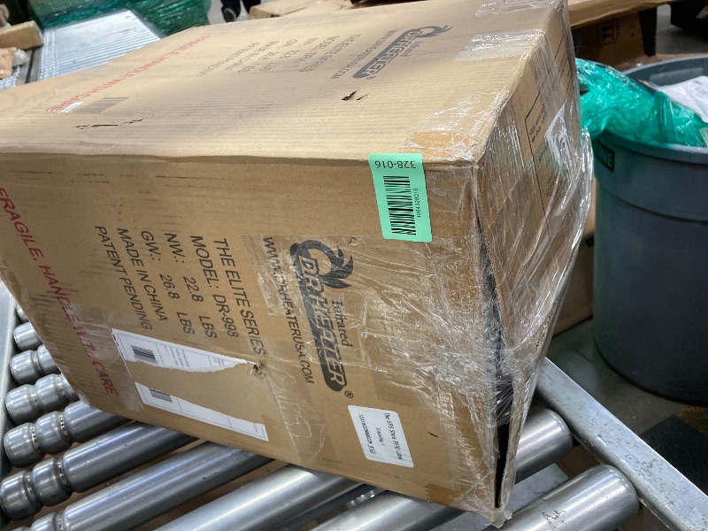 Photo 1 of **BOTTOM STAND BROKEN OFF ONE CORNER-SEE PIC**Dr Infrared Elite Series 1500-Watt Dual Heating System Infrared Portable Heater with Built-in Ultrasonic Humidifier/Oscillating Fan