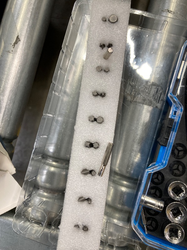 Photo 1 of ***MISSING PIECES -SELLING AS PARTS ONLY*** Tool Advent Calendar 2025,Tool Set with Precision Bits, Precision Screwdrivers, Ratchet Bit Handle, Hexagon Socket, Storage Case, 24-Day Home Tool Kit Christmas Countdown Calendar for Men, Mechanics