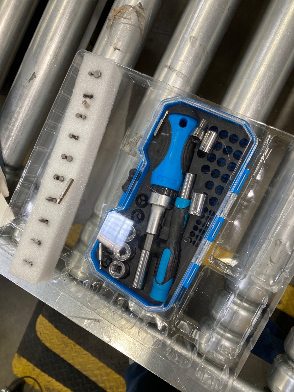 Photo 1 of ***MISSING PIECES -SELLING AS PARTS ONLY*** Tool Advent Calendar 2025,Tool Set with Precision Bits, Precision Screwdrivers, Ratchet Bit Handle, Hexagon Socket, Storage Case, 24-Day Home Tool Kit Christmas Countdown Calendar for Men, Mechanics