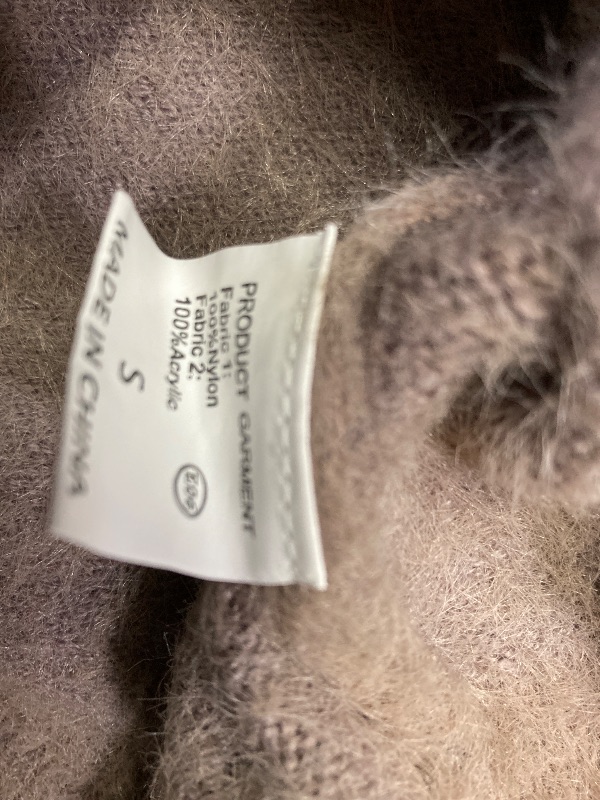 View 3 of ***LOOSE BUTTON*** Queen Cardigan for Women Batwing Long Sleeve V-Neck Button Down Outwear Furry Sweater Coat Cuban Sand S***LOOSE BUTTON***