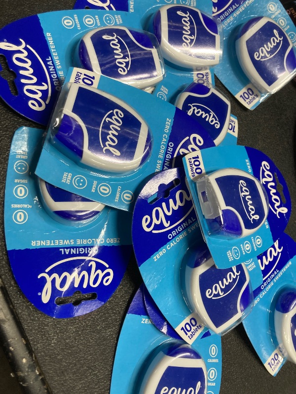 Photo 1 of ***12 COUNT VERIFIED***Equal Sweetener Tablets Travel Packs (Case of 12)***BEST BY 3/2026******12 COUNT VERIFIED***